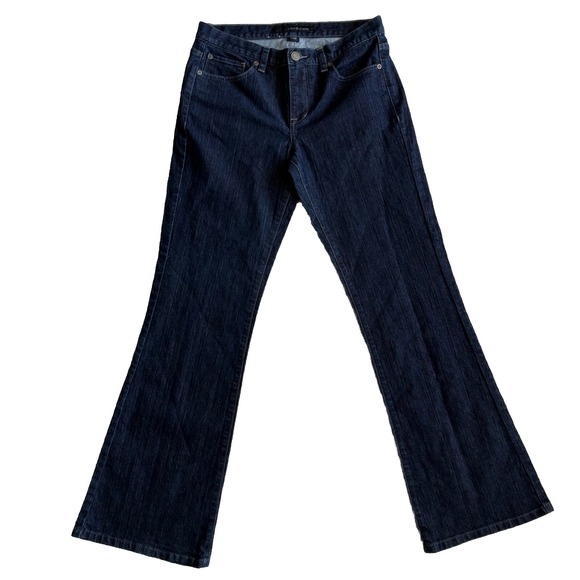 Calvin Klein Denim - CALVIN KLEIN Womens Flare Fit Denim Dark Wash Jeans Sz 29/8 *Actual W-32 x L-31"